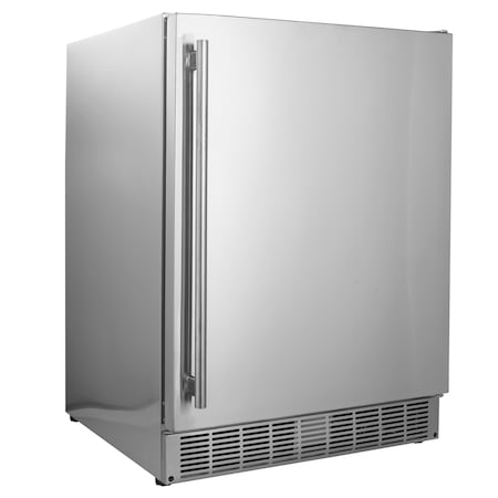 Maxx Ice Refrigerator 5 cu.ft., Outdoor, Stainless Steel MCR5U-O
